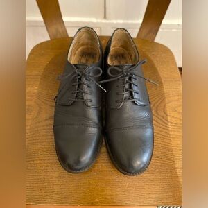 Frye Erin Black Leather Women’s Oxford, sz 8